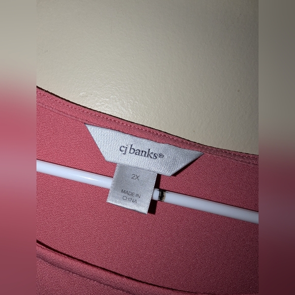 Very Pretty CJ Banks Blouse Size 2X - Picture 2 of 3